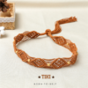 เข็มขัดเชือกถัก ประดับลูกปัด Bohemian Belt for Dress รุ่น 𝐓𝐢𝐤𝐢