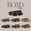 เข็มขัดเส้นใหญ่ ใส่กับยีนส์สวยมาก สายกว้าง 3 CM อะไหล่ทอง รุ่น Bond