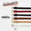 เข็มขัดหนัง สานมือ วินเทจ เข็มขัดหนังถัก เข็มขัดผู้ชาย รุ่น 𝓣𝓪𝓵𝓪