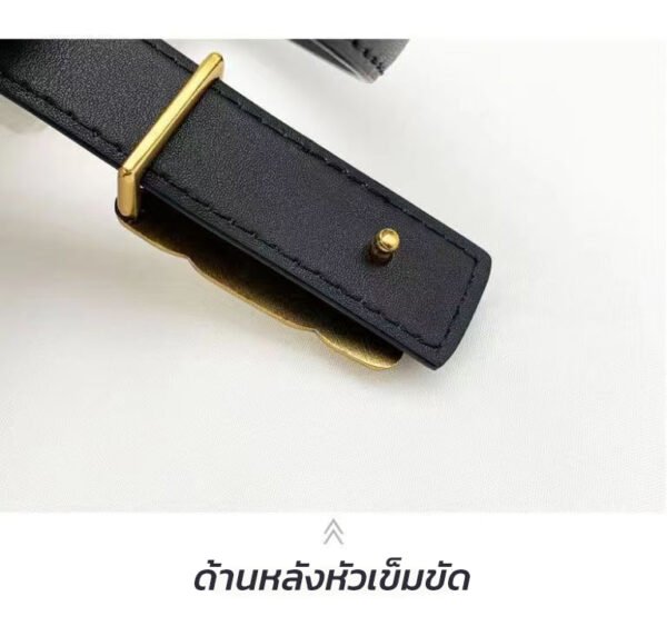เข็มขัดผู้หญิง สไตล์ Retro สไตล์วินเทจ สายกว้าง 2.5 cm