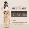 เข็มขัดพู่หนัง คาวเกิร์ล สไตล์สายฝอ ชุดไปเฟสติวัล ปาร์ตี้ธีมคาวบอย cowgirl outfit
