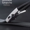 เข็มขัดผ้าไนลอนแท้ หัวโลหะ Auto-Lock เอว 30-45 นิ้ว รุ่น Rocket